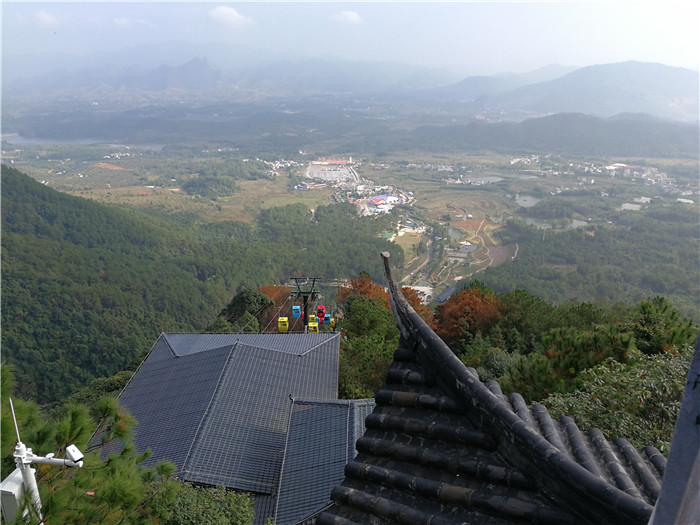 俯瞰云门山景区